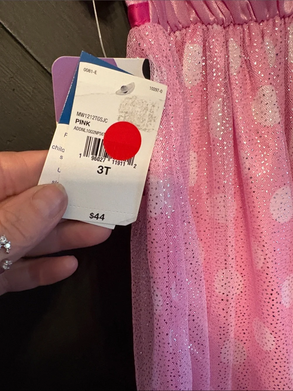 Disney Pink Minnie Mouse Sparkle Nightgown - Picture 4 of 4